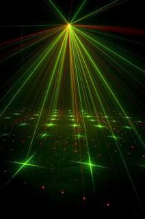   Micro Star Green & Red Laser Lighting Effect w/ Wireless Remote  