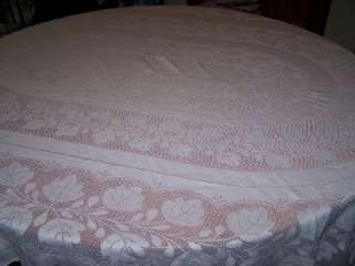   Pink Lace Table Cloth Tablecloth Linens Kitchen Home Decor Decorations