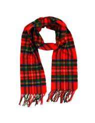  red plaid scarf   Clothing & Accessories