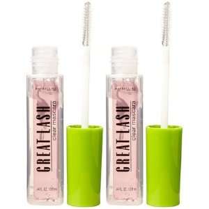  Maybelline Great Lash Mascara, Clear, 2 ct (Quantity of 4 