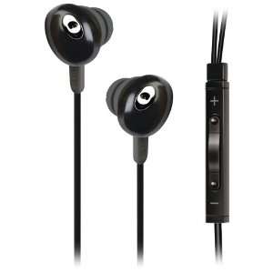New ILUV IEP315BLK EARPHONES WITH IPHONE/IPOD REMOTE & MICROPHONE 