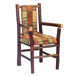  Hickory Upholstered Back Arm Chair