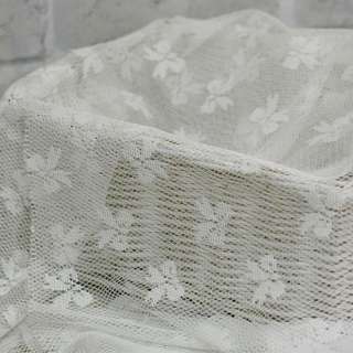 lace upholstery fabric curtain beautiful Ribbon Ivory  