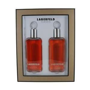  LAGERFELD by Karl Lagerfeld EDT SPRAY 4 OZ & AFTERSHAVE 4 