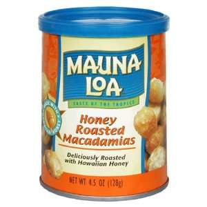 Mauna Loa Honey Roasted Macadamia Nuts Grocery & Gourmet Food