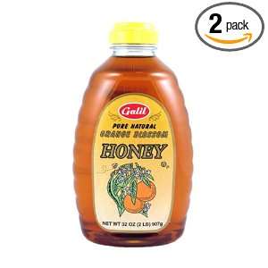 Galil Honey, 32 Ounce Jars (Pack of 2)  Grocery & Gourmet 