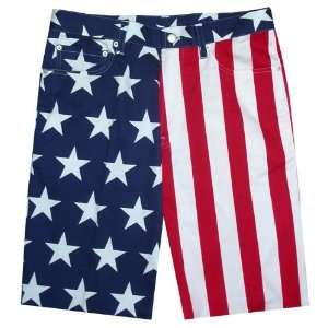 Loudmouth Golf Mens Shorts Stars & Stripes   Size 40