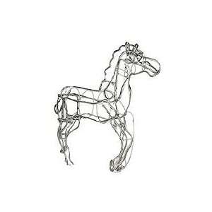  3D 50 Running Rope Light Prancing Horse Outdoor by Brite 