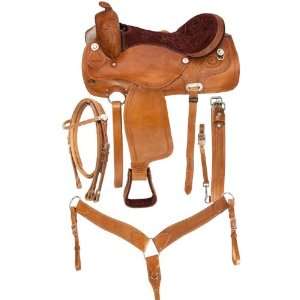    New 15 19 Fancy Hand Tooled Western Horse Saddle