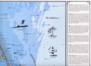 Laminated NC Hatteras Shipwreck Chart   Nautical Art  