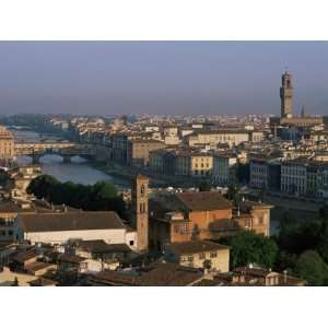 General View from the Piazza Michelangelo, Florence, Tuscany, Italy 