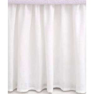  Pine Cone Hill Linen White Bedskirt Full