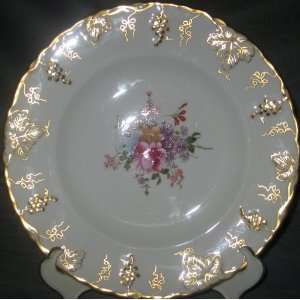  Royal Crown Derby Vine   Posie Center Salad Plate 