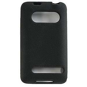   Cellet Flexi Silicone Skin Case Black For HTC EVO 4G 