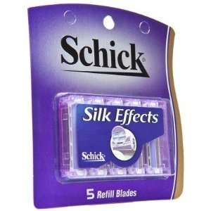 Schick  Silk Effects Blade Refill (5 pack) Health 