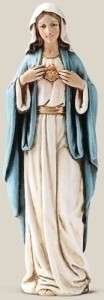 Immaculate Heart of Mary Statue Figurine Catholic Gift  