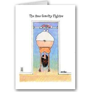  Gravity Fighter   Funny Birthday Card Pack   12 cards and 13 envelopes