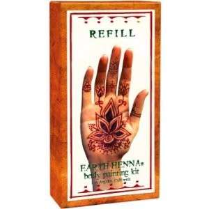 Earth Henna Refill Kit,Temporary Tattoos, Free and Fast Shipping 