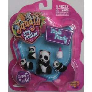  Jungle In My Pocket Panda Family Toys & Games