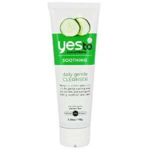  Yes To Daily Gentle Cleanser, Cucumber, 3.38 Fluid Ounce 
