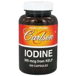  Carlson Labs   Iodine 300 mcg.   300 Capsules Health 