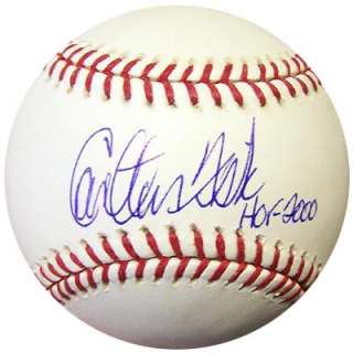 CARLTON FISK AUTOGRAPHED SIGNED MLB BASEBALL HOF 2000 PSA/DNA  
