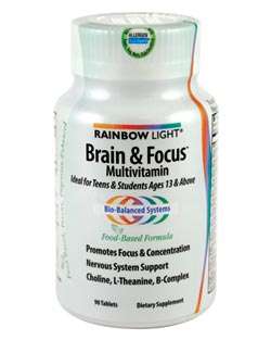 Rainbow Light Brain and Focus Multivitamin, 90 Tablets Rainbow Light 