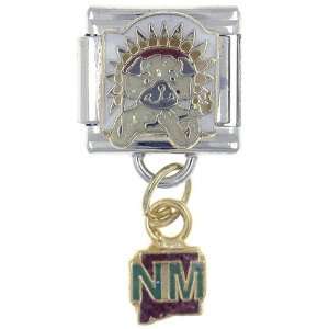   In New Mexico Italian Charm Bracelet Bracelet Link Pugster Jewelry