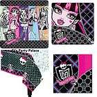 MONSTER HIGH Birthday Party Supplies (8) Plates Napkins Tablecover Set 