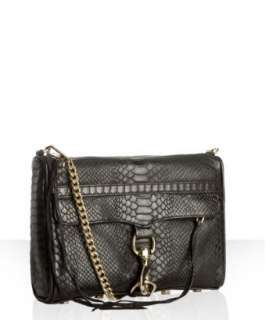 style #314864101 black croc embossed leather Buffy large convertible 