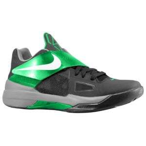 Nike Zoom KD IV   Mens   Basketball   Shoes   Black/Gorge Green