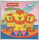 NUMBER CIRCUS Fisher Price Little People Kids Book ~Make Your Own Lot