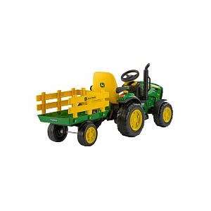  Peg Perego John Deere Ground Force Tractor with Trailer 