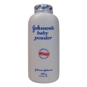 Johnson & Johnson Baby Powder 100 Gram (3.5 Oz) (Pack of 12)