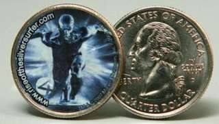 Fantastic Four Silver Surfer Quarter Dollar Coin  