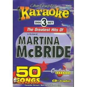 Chartbuster Karaoke CDG CB5064   The Greatest Hits of Martina McBride