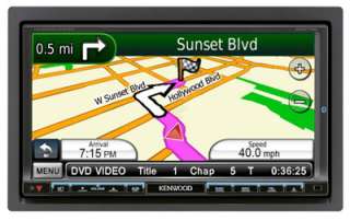 iPhone and iPod Touch   Kenwood DNX7140 6.95 Inch Wide Double DIN In 