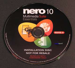 In der Nero Multimedia Suite 10 Essentials Suite 2 sind folgende 