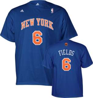 New York Knicks Landry Fields Royal Jersey T Shirt sz Medium  