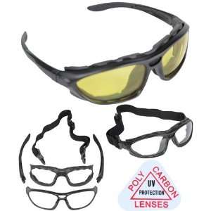  TSD Tactical Air Soft Safety Goggles or Glasses (Amber 