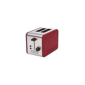 KitchenAid KMTT200ER 2 Slice Metal Toaster, Empire Red and Stainless 