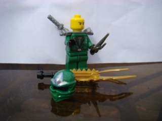 Lego Ninjago Custom Green Ninja Minifigure  
