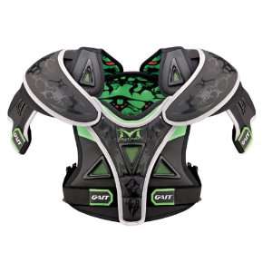 Gait Men Lacrosse Mutant X Shoulder Pads Protector BLACK MED  