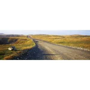 Gravel Road Passing Through a Landscape, Cape Bonavista, Newfoundland 