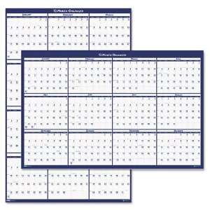 Erasable Yearly Wall Calendar, 32 x 48   Sold As 1 Each   Extra large 