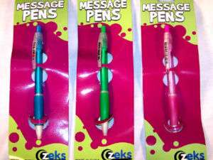 12 MESSAGE WRITING PENS funny pen office supply  
