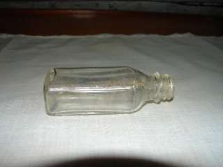 Vintage Glass Illinois Duraglass Medicine Bottle  