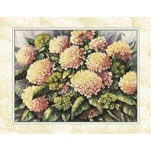 Pink Hydrangea Peggy Thatch Sibley. 14.00 inches by 11.00 