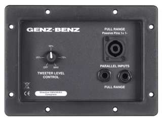 All Genz Benz bass cabinets offer 1/4 and Speakon® connections 