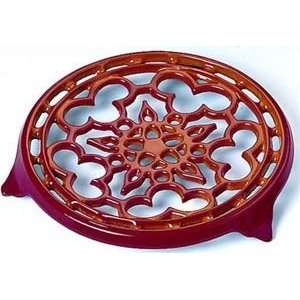 Inch Round Trivet   Red 